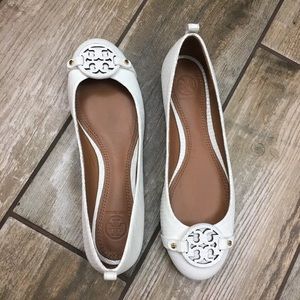 Tory Burch Mini Miller Lizard Embossed Ballet Flat